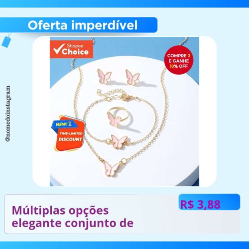 Jóias femininas elegantes